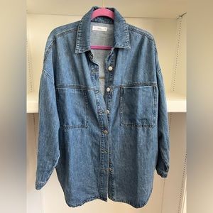 Shop Talulah Oversized Denim Shacket